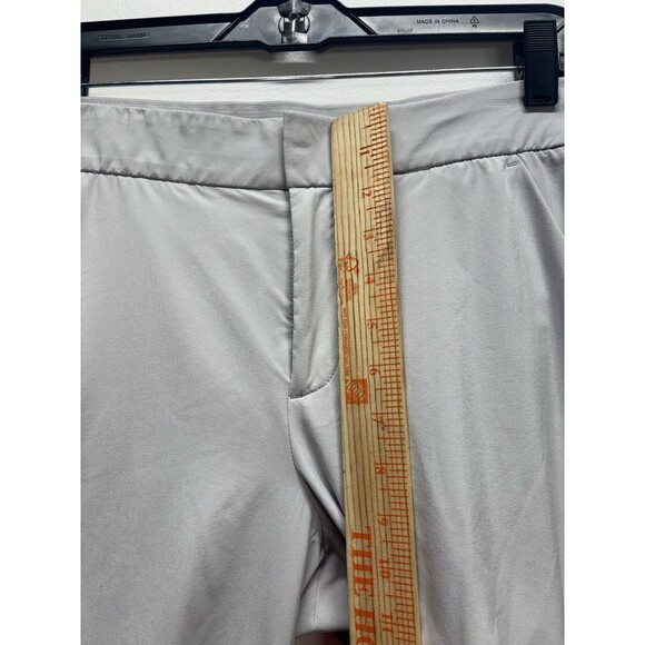 Athleta Womens Tribeca Wide Leg Crop Pants Gray Stretch Lightweight Sz 4 - Picture 7 of 16